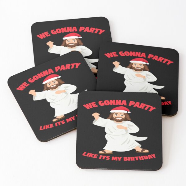 Item preview, Dancing Jesus in Santa Hat – Funny Christmas Party Design for Holiday Cheer designed and sold by Bright Nest Studio.
