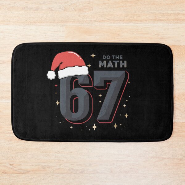 Item preview, Do The Math 67 – Bold Christmas Teacher Humor Design designed and sold by SaritaVerseArt.
