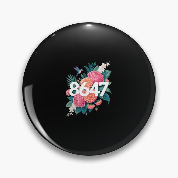Item preview, 8647 Anti Trump Floral 86 47 Resist Anti-Trump Impeach Trump  designed and sold by CombatTask.