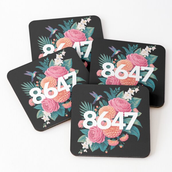 Item preview, 8647 Anti Trump Floral 86 47 Resist Anti-Trump Impeach Trump  designed and sold by CombatTask.