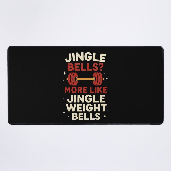 Item preview, Jingle Weight Bells - Funny Gym Christmas Workout Gift designed and sold by PunchDrop.