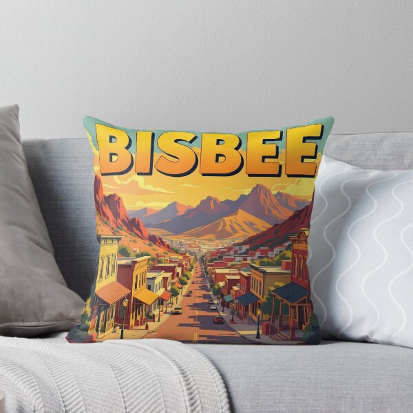 Item preview, Bisbee, Arizona: Vintage-Style Painterly Travel Poster designed and sold by LSVart.