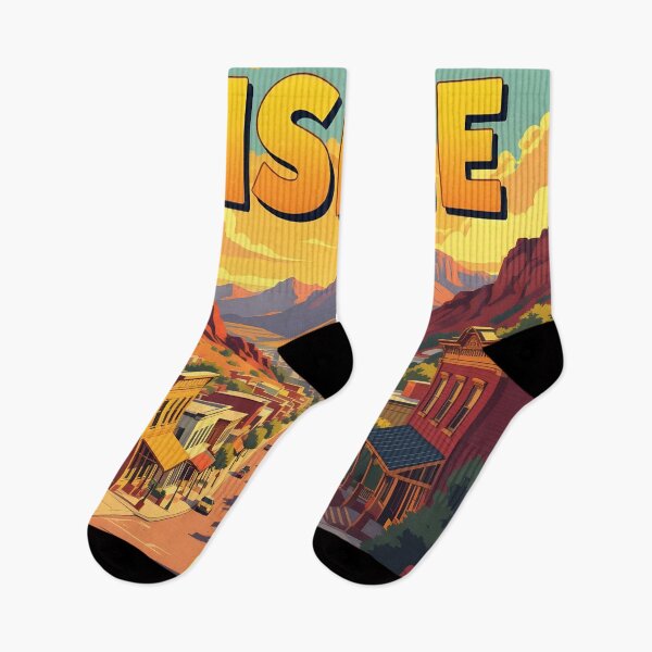 Item preview, Bisbee, Arizona: Vintage-Style Painterly Travel Poster designed and sold by LSVart.