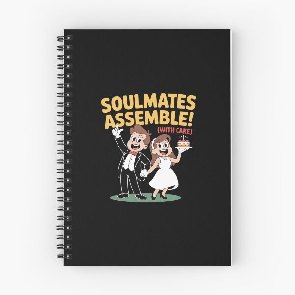 Item preview, Soulmates Assemble with Cake Wedding Party designed and sold by HardcoreTour.