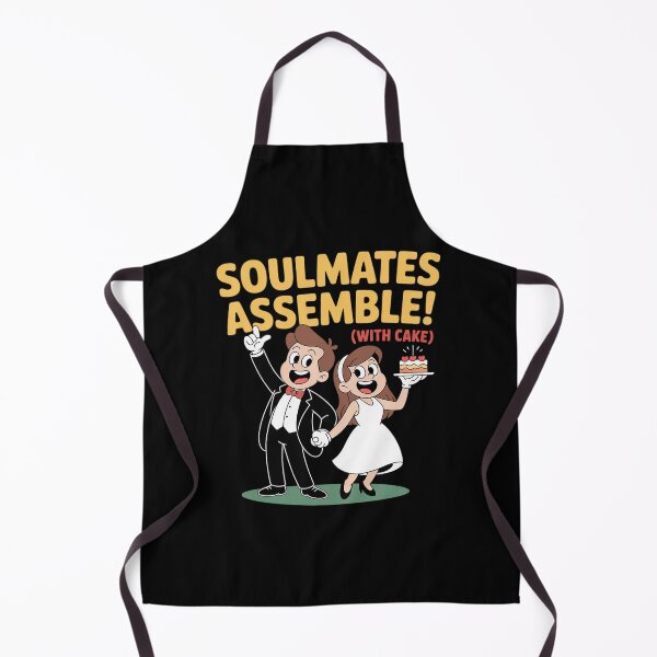 Item preview, Soulmates Assemble with Cake Wedding Party designed and sold by HardcoreTour.