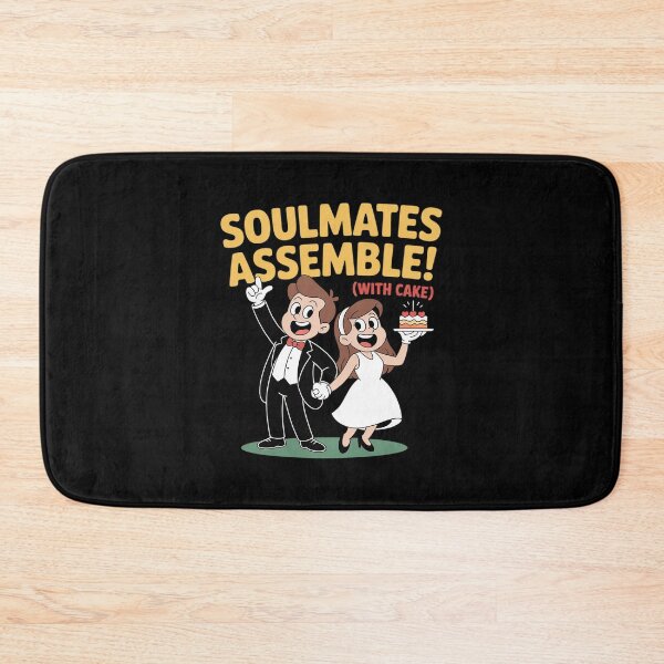 Item preview, Soulmates Assemble with Cake Wedding Party designed and sold by HardcoreTour.