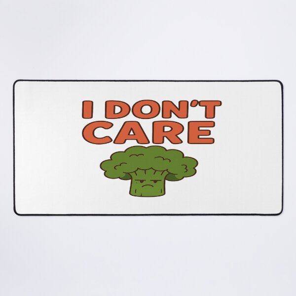 Item preview, Funny Broccoli Quote Shirt – “I Don’t Care” Cute Vegetable Cartoon | Humor Tee & Hoodie Design designed and sold by TrendMixDesigns.