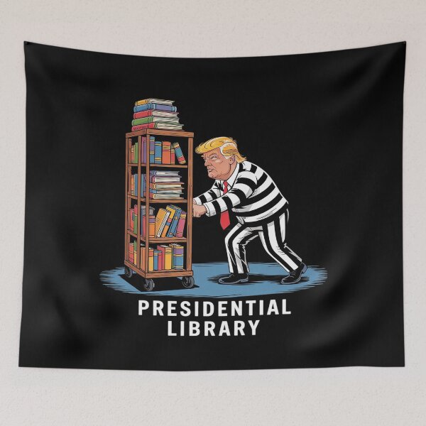 Item preview, Anti Trump 2024, Trump Prison Presidential Library  designed and sold by PowAcademy.