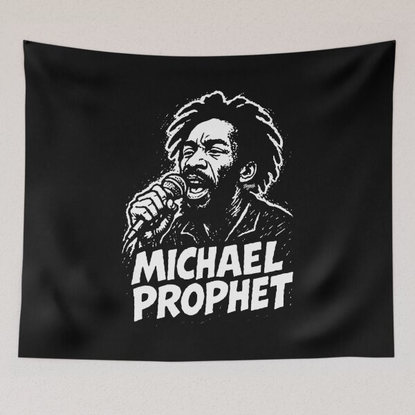 Item preview, Michael Prophet Stencil Portrait designed and sold by Boogosh.