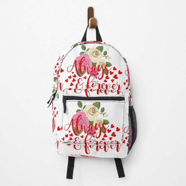 Item preview, Always & Forever – Romantic Floral Typography Design designed and sold by DesignArtist.ia.