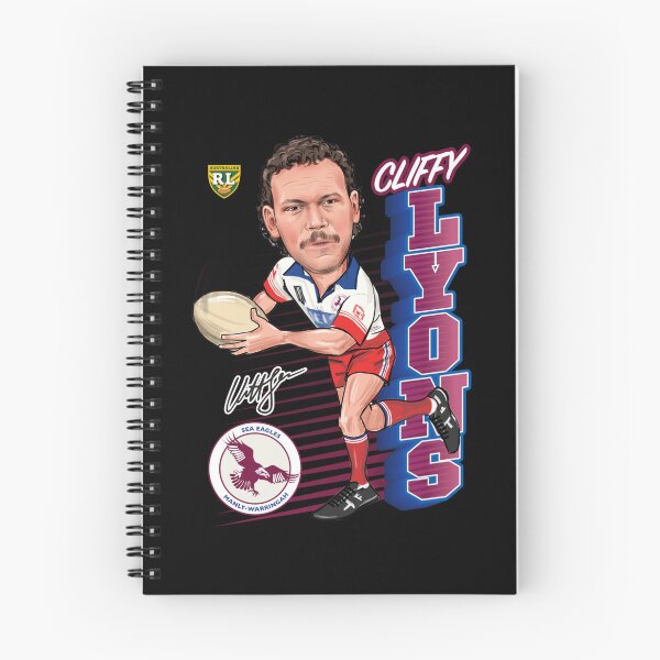 Artikelvorschau, Manly Warringah Sea Eagles Cliff Lyons Cliffy Character entworfen und verkauft von HuyenCui.