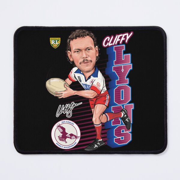 Item preview, Manly Warringah Sea Eagles Cliff Lyons Cliffy Character designed and sold by HuyenCui.