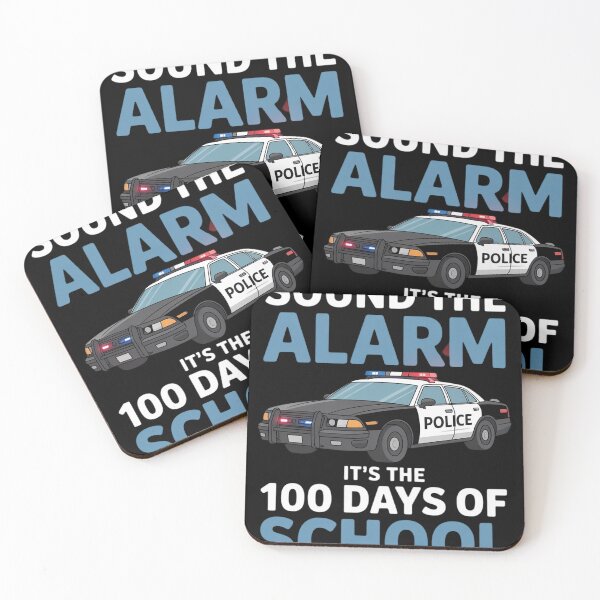 Item preview, Sound The Alarm - 100th Day School Police Car designed and sold by HardcoreTour.