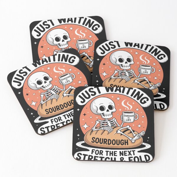 Item preview, Sourdough Halloween Shirt, Skeleton Next Stretch and Fold designed and sold by HardcoreTour.