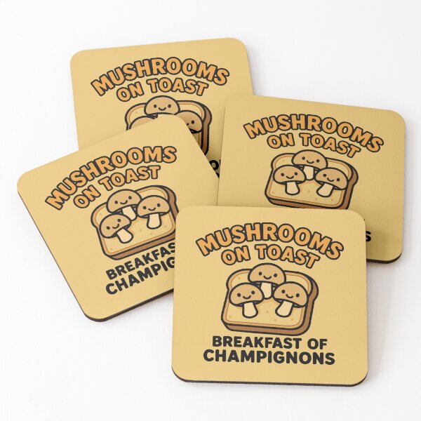 Item preview, Mushrooms on Toast - Breakfast of Champignons designed and sold by letitrip.