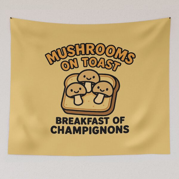 Item preview, Mushrooms on Toast - Breakfast of Champignons designed and sold by letitrip.