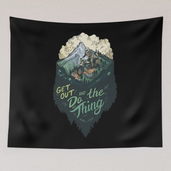 Item preview, Get Out And Do The Thing Adv Rider designed and sold by HuyenCui.