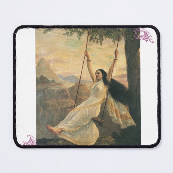 Item preview, Persephone Carefree Ravi Varma designed and sold by Durgabha Shop.