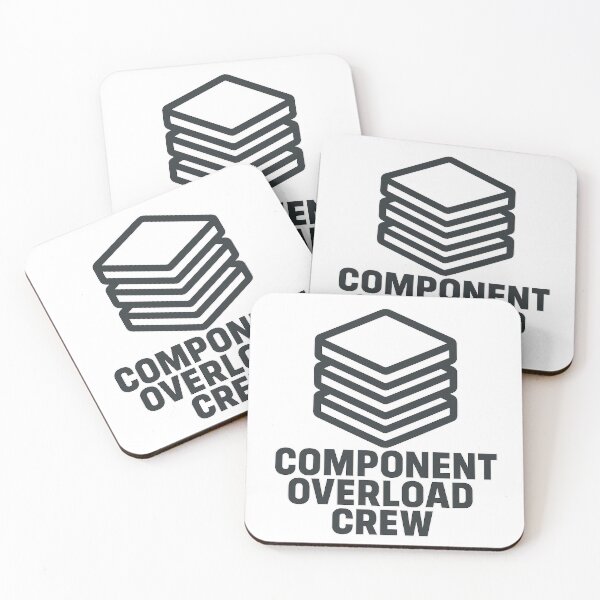 Item preview, Component Overload Crew – Massive React UI Stack Graphic designed and sold by techy-rrr.