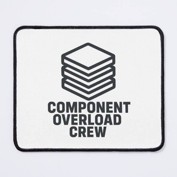 Item preview, Component Overload Crew – Massive React UI Stack Graphic designed and sold by techy-rrr.