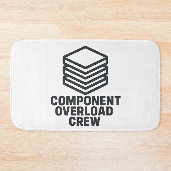 Item preview, Component Overload Crew – Massive React UI Stack Graphic designed and sold by techy-rrr.