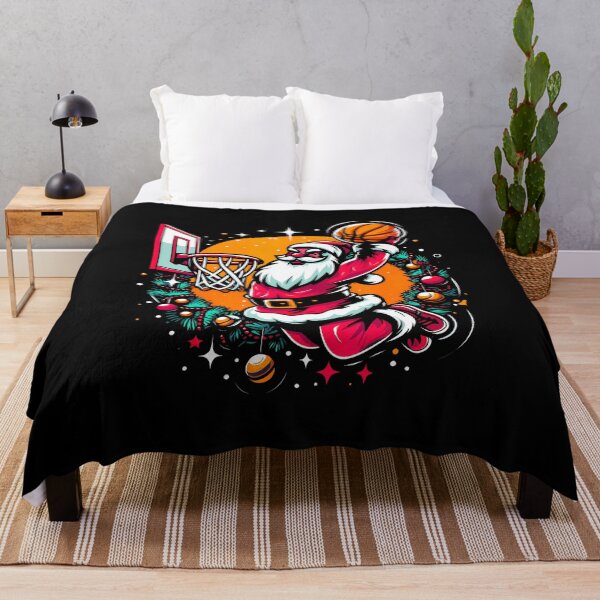 Item preview, Christmas Santa Dunking A Basketball Player Boys Kids Men designed and sold by DawnPatricia.