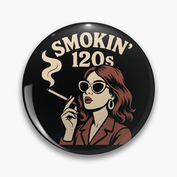 Item preview, Retro Cool Smokin' 120s Girl with Shades Cartoon Design. designed and sold by Spark2Seduction.