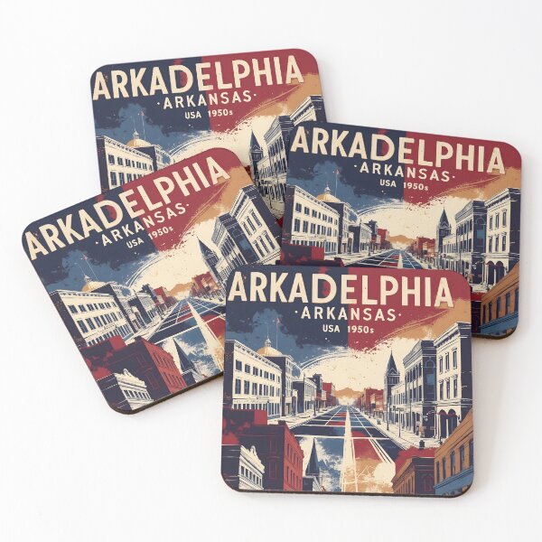 Item preview, Arkadelphia Arkansas USA Vintage Travel Tourism  designed and sold by TravelersGems.