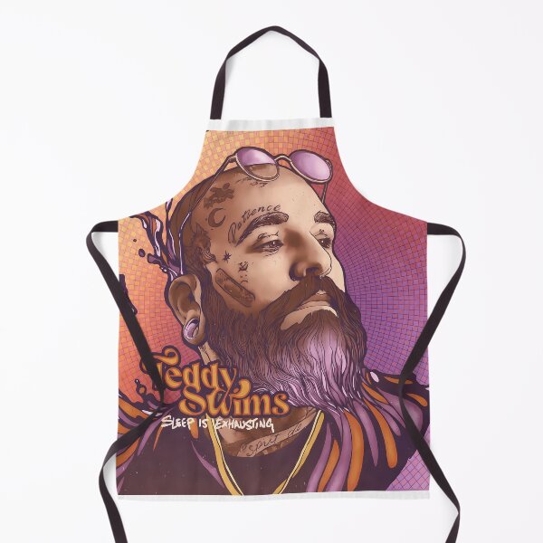 Item preview, Teddy swims - vintage style designed and sold by johncaseyart.
