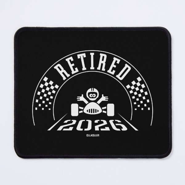 Item preview, Retired 2026 (Retiree / Retirement Entry / White) designed and sold by MrFaulbaum.
