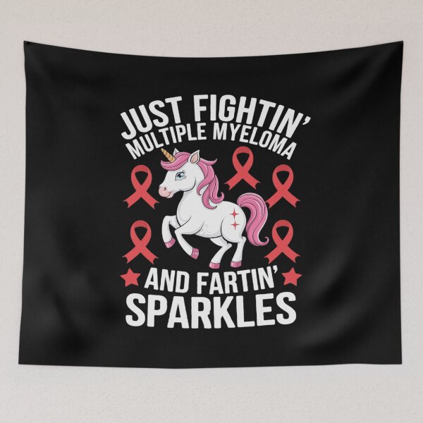 Item preview, Just Fightin' Multiple Myeloma And Fartin' Sparkles Unicorn designed and sold by RoyTill0Art.