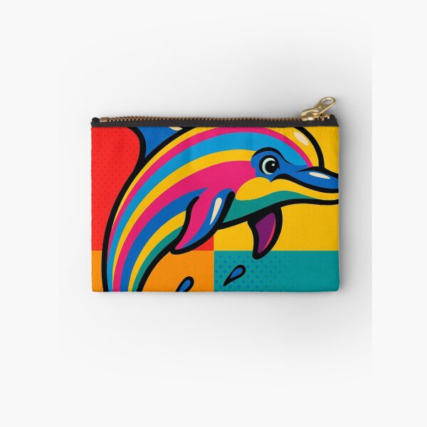 Item preview, pop art style cute dolphin designed and sold by Dogandesighn.