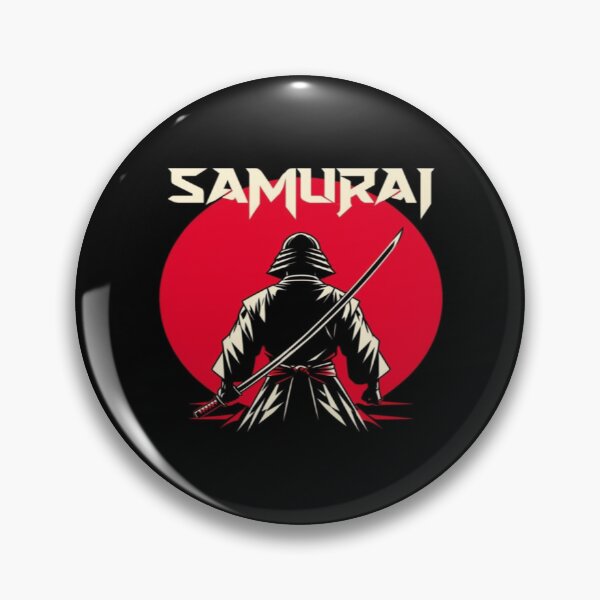Item preview, Samurai Warrior with Katana – Bold Japanese Sun Design for Honor & Strength designed and sold by Bright Nest Studio.