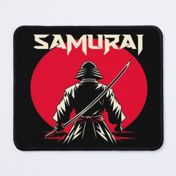 Item preview, Samurai Warrior with Katana – Bold Japanese Sun Design for Honor & Strength designed and sold by Bright Nest Studio.