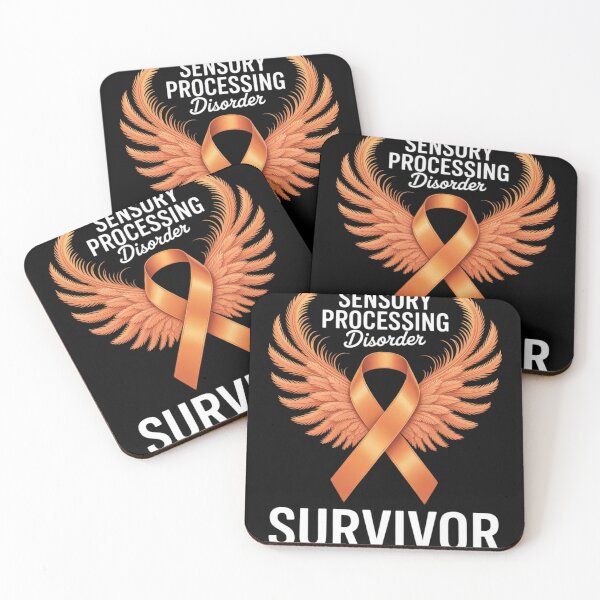 Item preview, SPD Warrior Sensory Processing Disorder Orange Ribbon SPD designed and sold by ToggleBet.