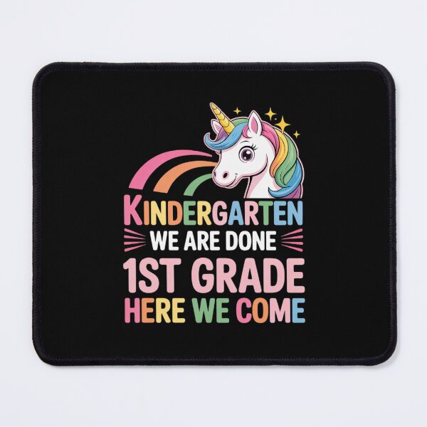 Item preview, Kids Girls Kindergarten Graduation Colorful Unicorn Kindy Meme designed and sold by RoyTill0Art.