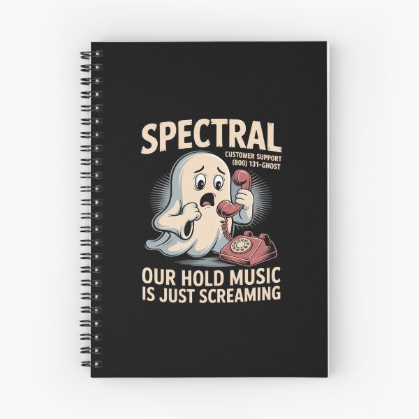 Item preview, Spectral Customer Support Funny Ghost Call Center designed and sold by BubblePancake.