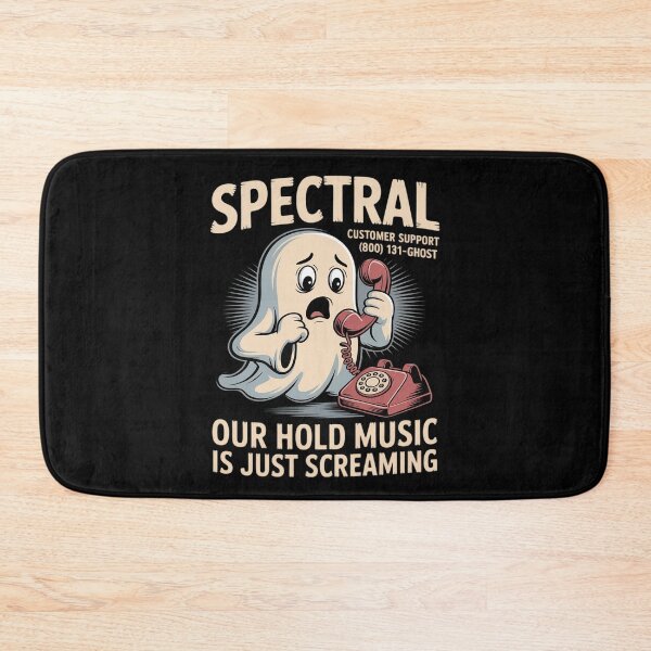 Item preview, Spectral Customer Support Funny Ghost Call Center designed and sold by BubblePancake.