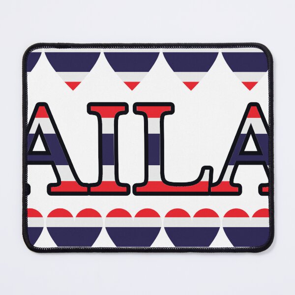 Item preview, Thailand Flag Letters And Hearts designed and sold by TheIconSmith.