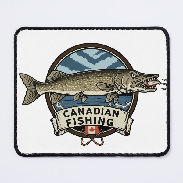 Item preview, Canadian Fishing - Northern Pike designed and sold by SasquatchTrail.