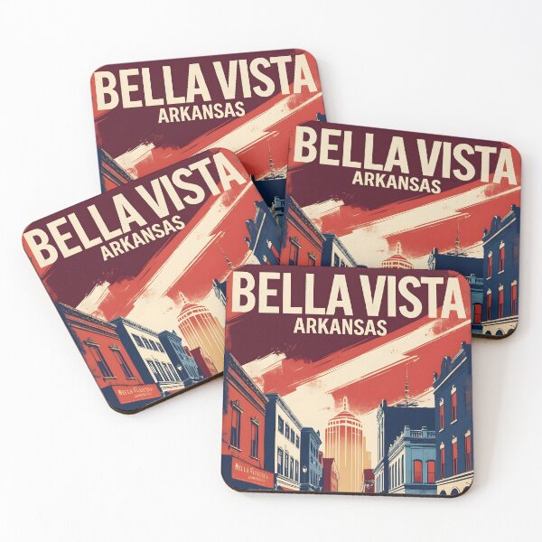 Item preview, Bella Vista Arkansas USA Vintage Travel Tourism  designed and sold by TravelersGems.