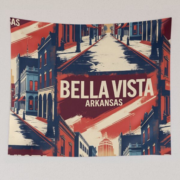Item preview, Bella Vista Arkansas USA Vintage Travel Tourism  designed and sold by TravelersGems.
