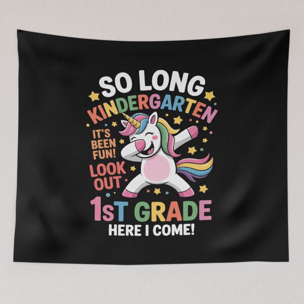 Item preview, Kids So Long Kindergarten Graduation Class 2025 Unicorn Dab designed and sold by RoyTill0Art.