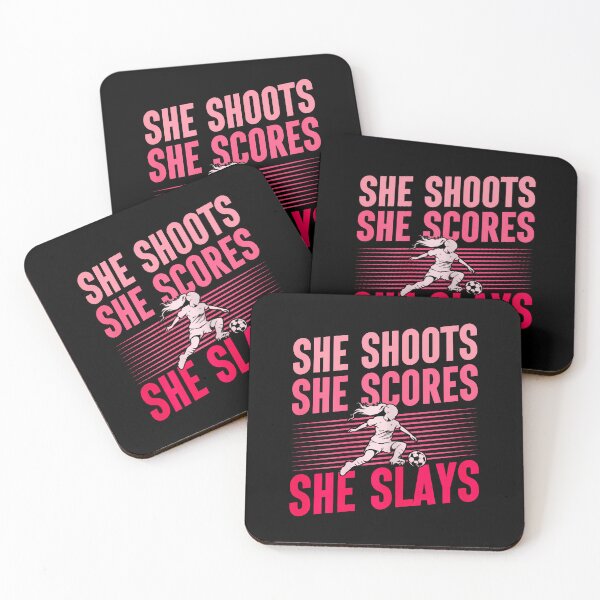 Item preview, She Shoots Scores Slays Women'S Soccer designed and sold by ToriCarylon.