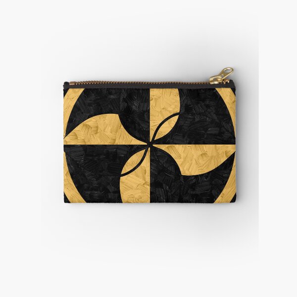 Item preview, Black and golden stylized floral design designed and sold by IdeationalArt.