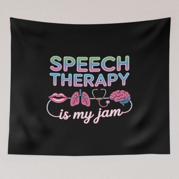 Item preview, Speech Therapy Is My Jam Tie Dye Speech Language Pathologist designed and sold by BubblePancake.