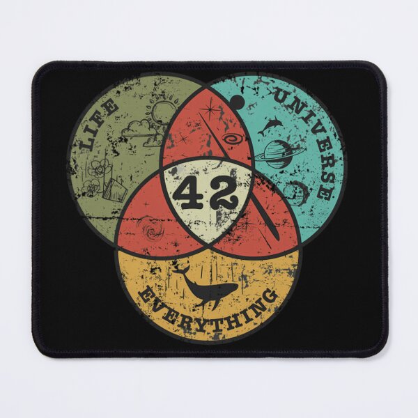 Item preview, Venn Diagram Life The Universe  Everything  designed and sold by HuyenCui.