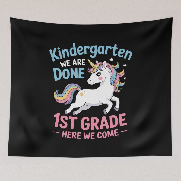 Item preview, Kindergarten Graduation 1st Grade School Unicorn designed and sold by RoyTill0Art.