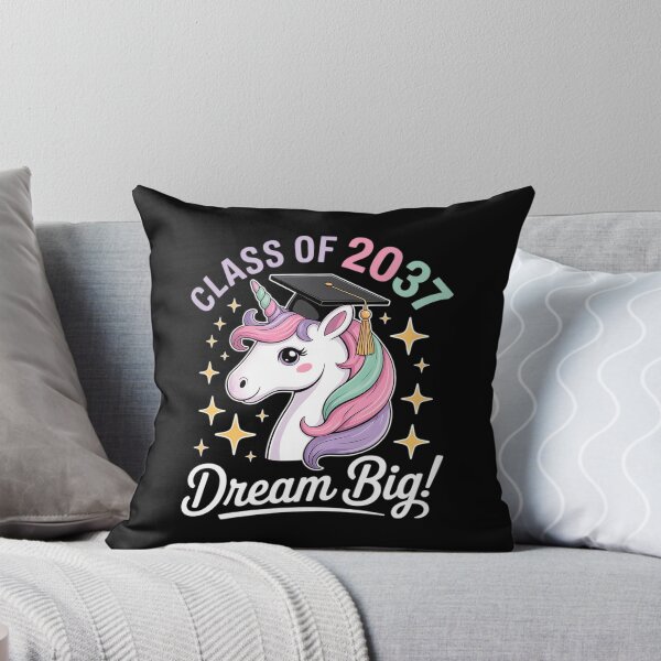 Item preview, Girls Class of 2037 Magical Unicorn Graduation Cap designed and sold by RuthGAArt.