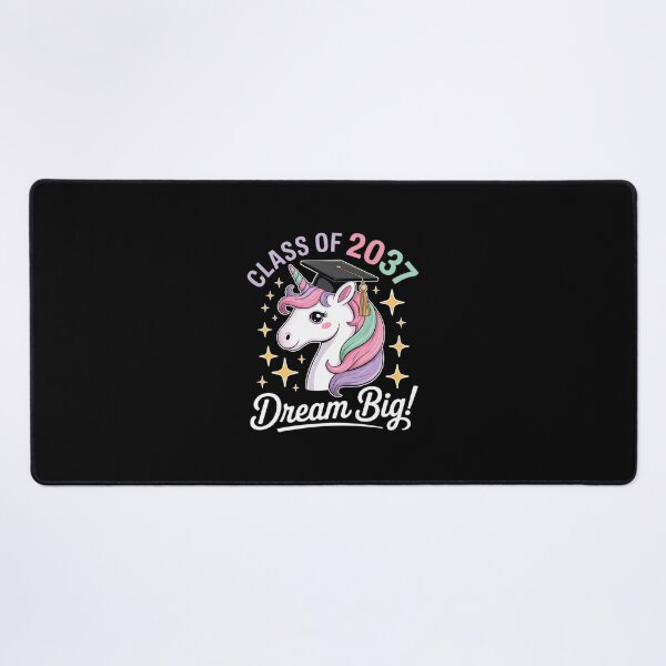Item preview, Girls Class of 2037 Magical Unicorn Graduation Cap designed and sold by RuthGAArt.